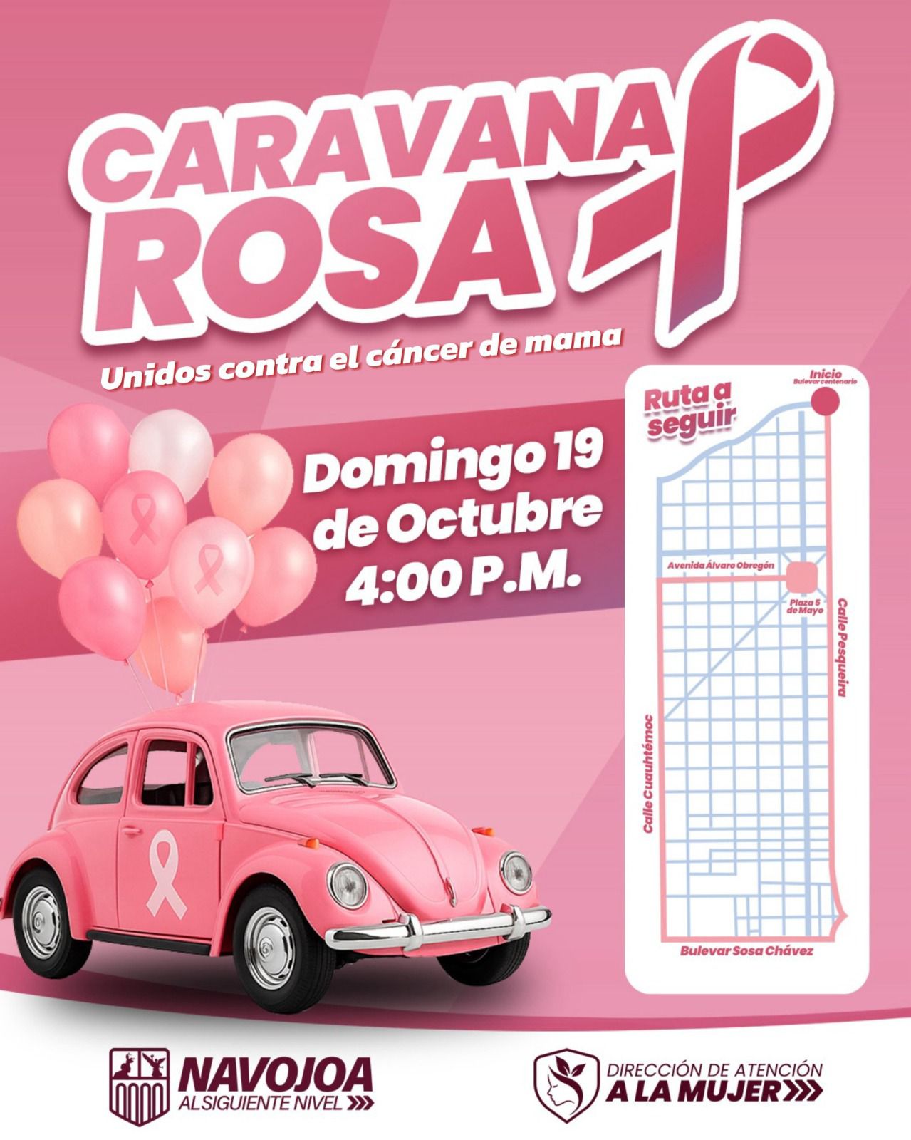 caravana rosa