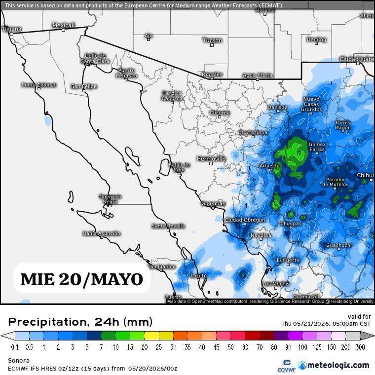 lluvias en navojoa